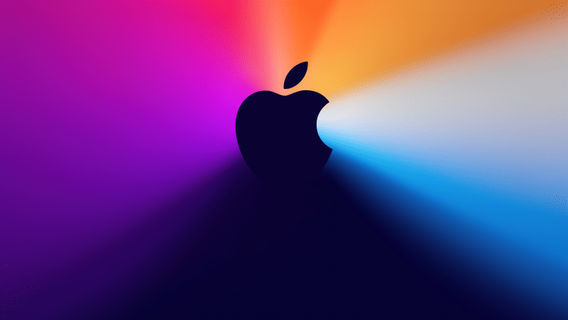 Tons of awesome apple event wallpapers to download for free. One more thing Wallpaper 4K, Apple logo, Gradient background, Apple Event, Technology, #3161