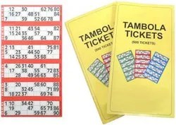 tambola tickets manufacturers suppliers in india
