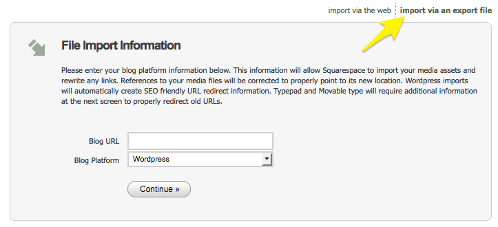 Whether your posts are on a wordpress.com or a wordpress.org site, you can transfer them in just a . Importing Blogger Or Wordpress Blog Posts Squarespace 5