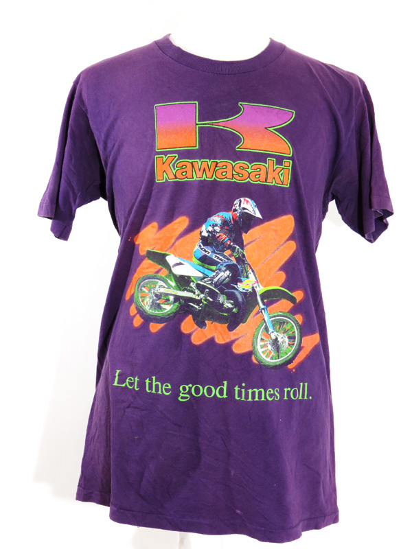 Kawasaki Purple Dirt Bike 'Let the good 