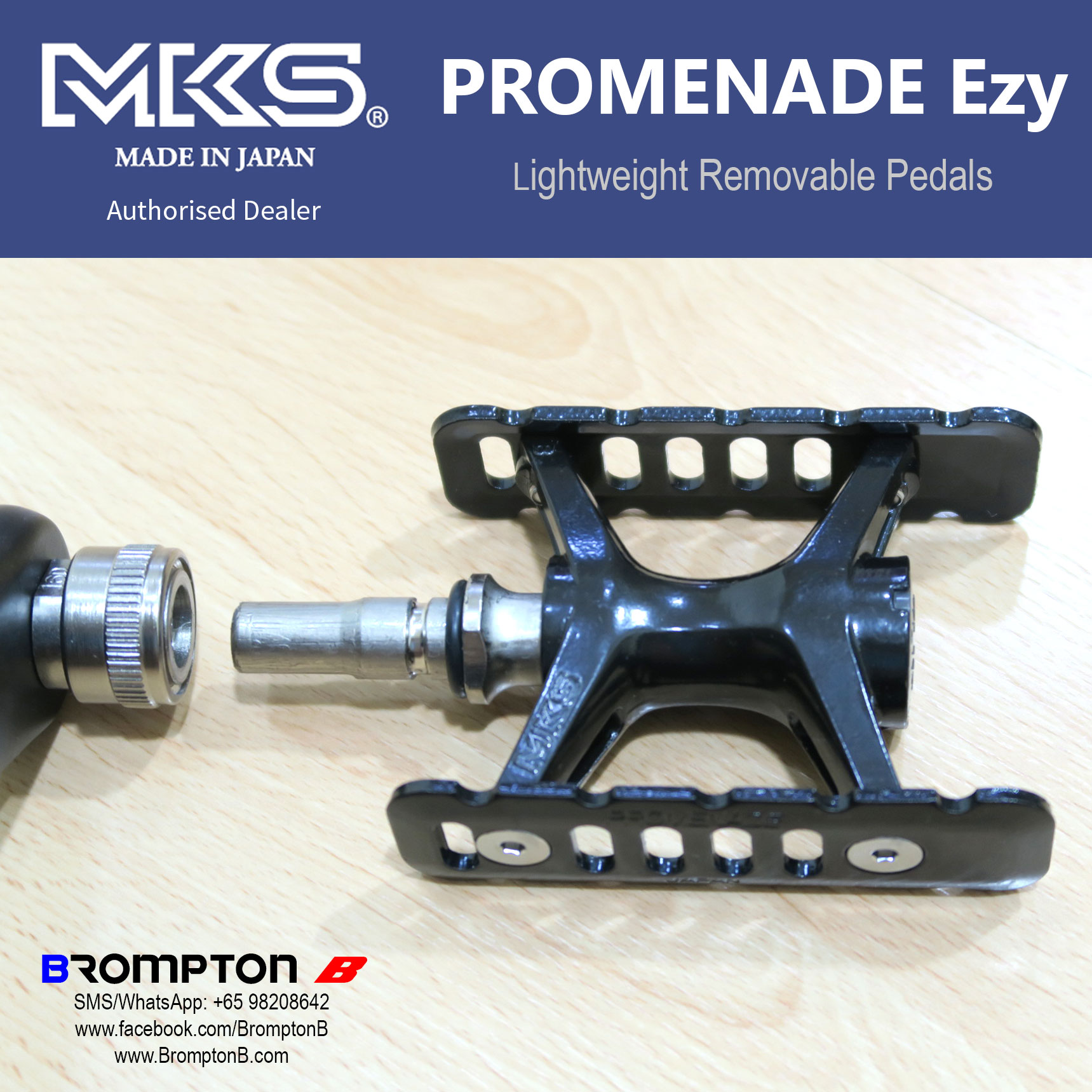 MKS PROMENADE Ezy Pedals 808 Cycles