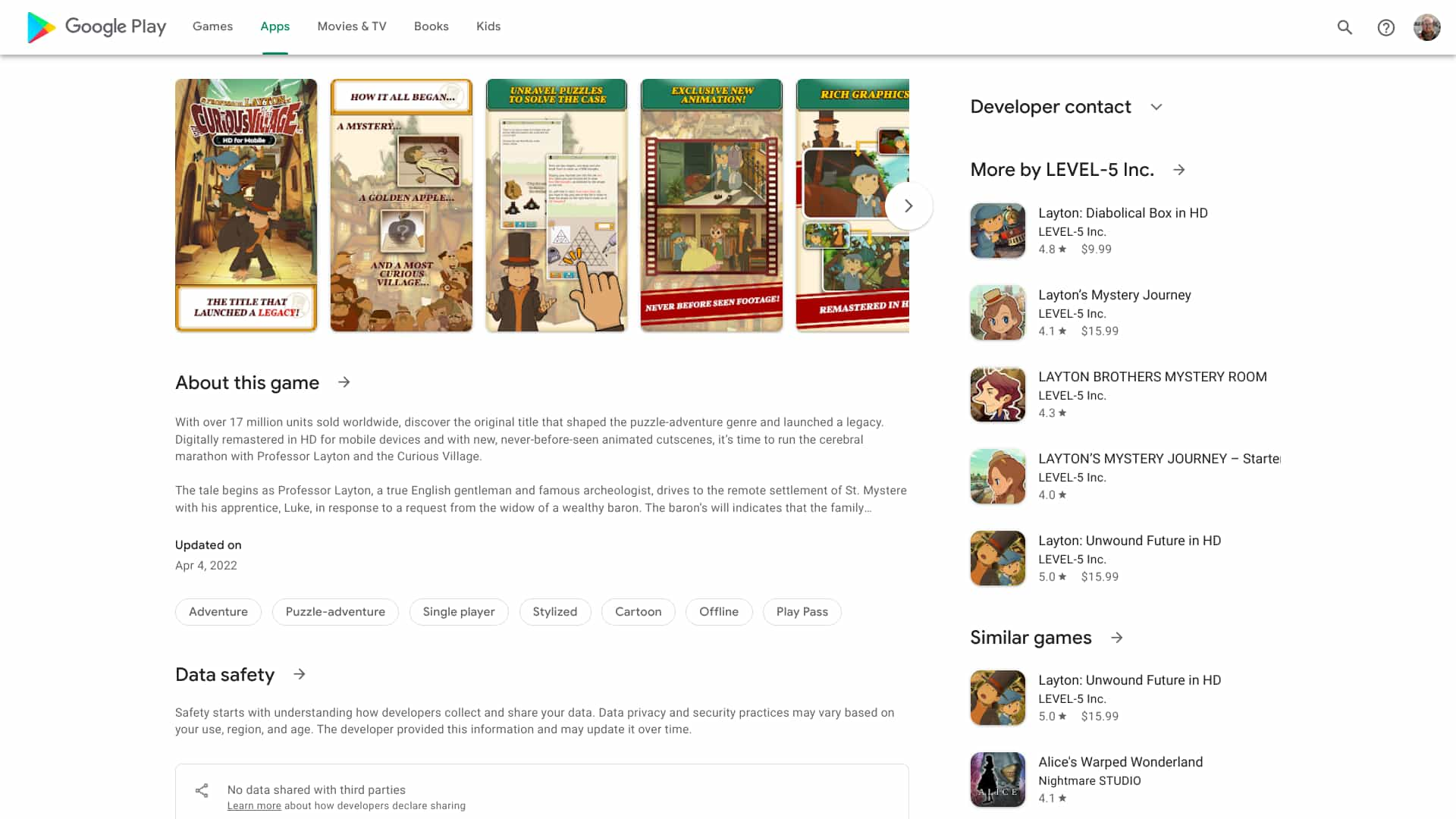 Google Play web redesign