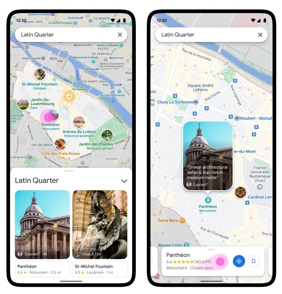 Google Maps Live View adding nearby - Google Maps Neighborhood Vibe 