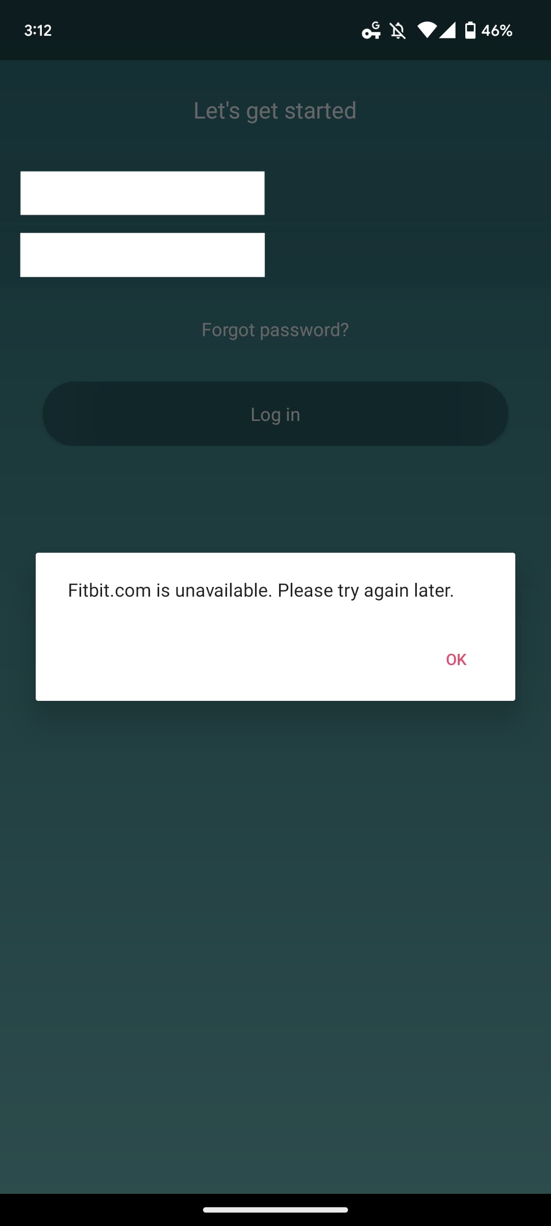 Fitbit down issues