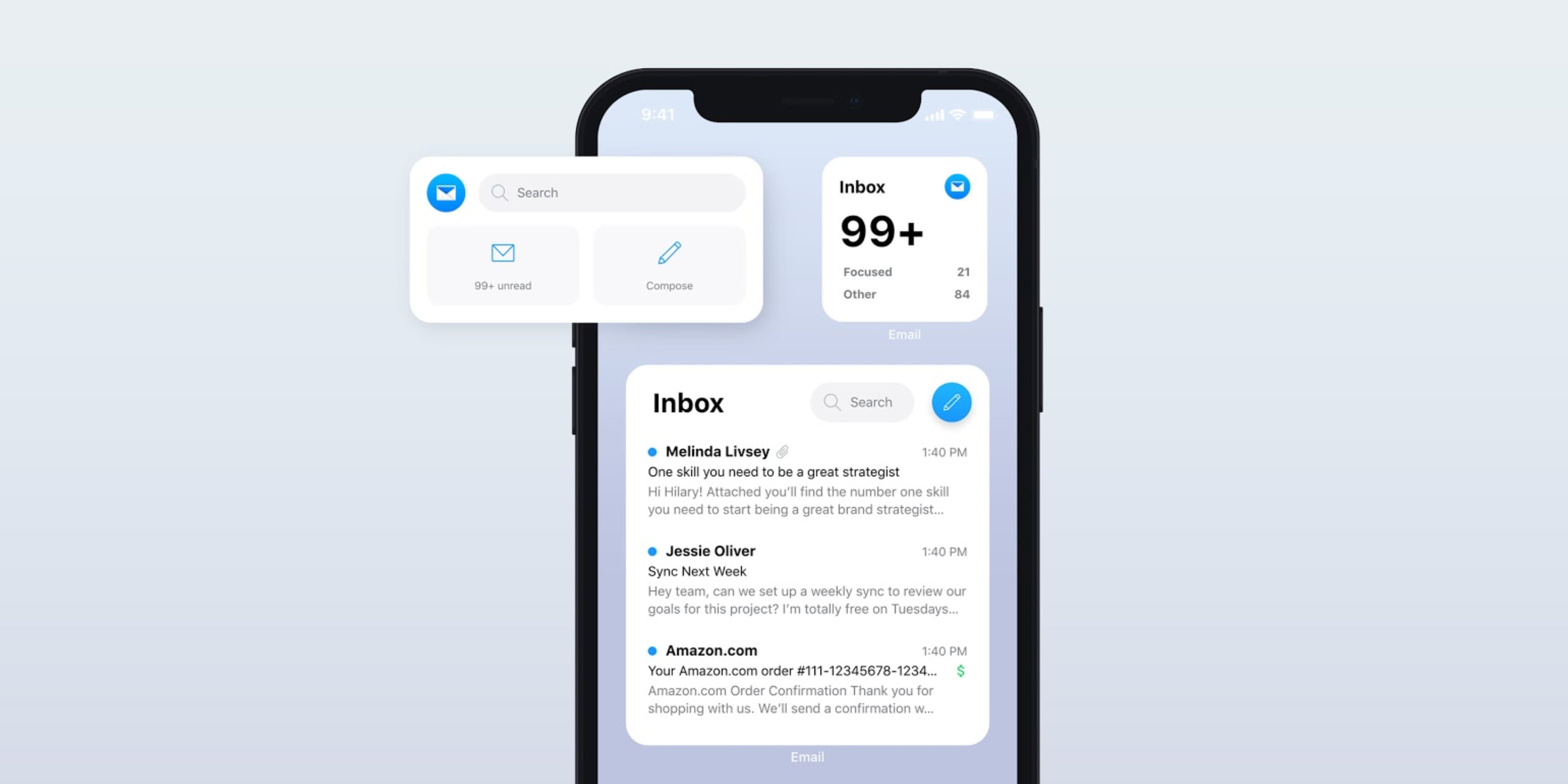 Edison Mail adds six new iOS 14 widgets to fill the gap