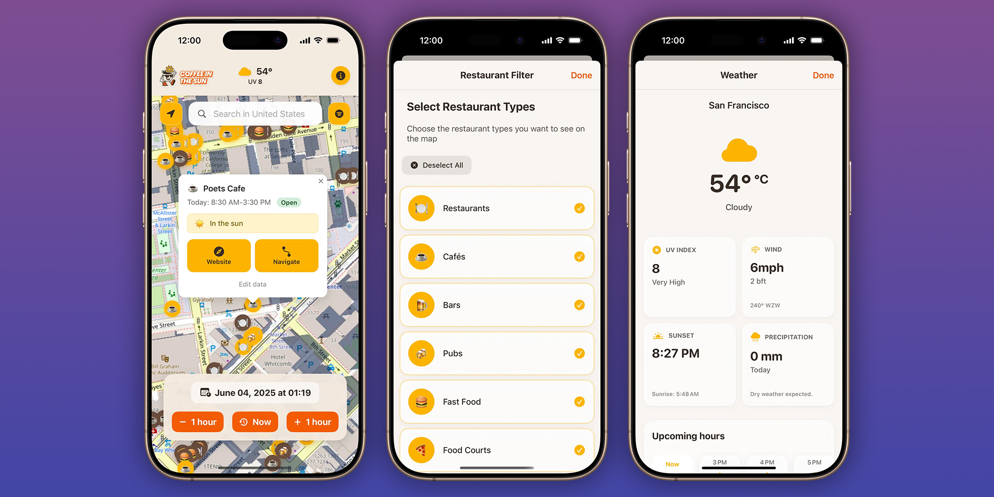 Indie App Spotlight: ‘Coffee in the Sun’ helps you find an ideal outdoor spot to hang