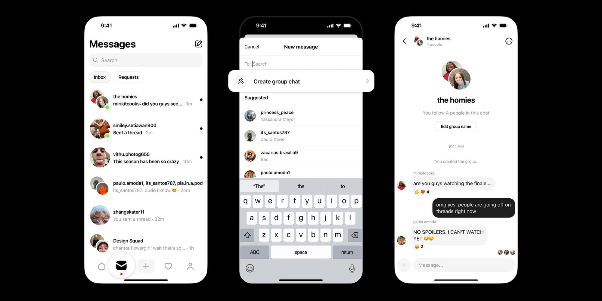 Threads launches group DMs and expands messaging features to the EU