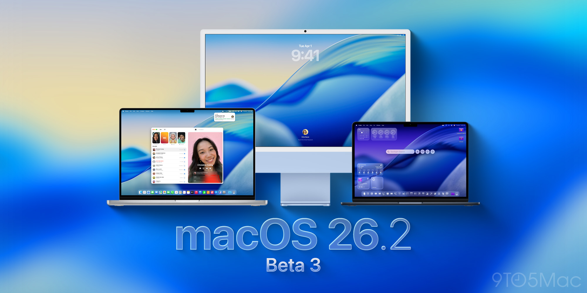Apple releases macOS Tahoe 26.2 beta 3