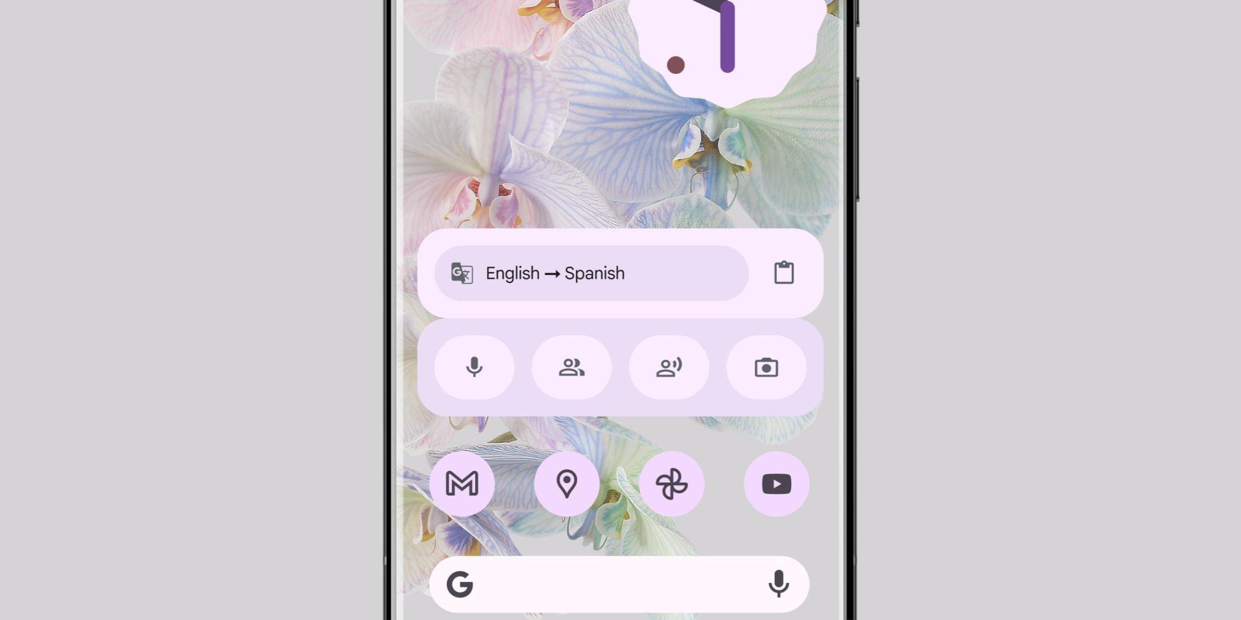 Google Translate Android widget