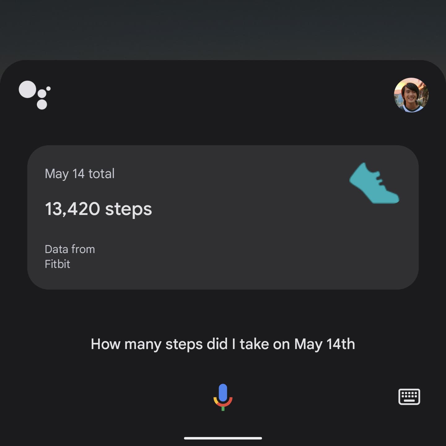 Google Assistant Fitbit