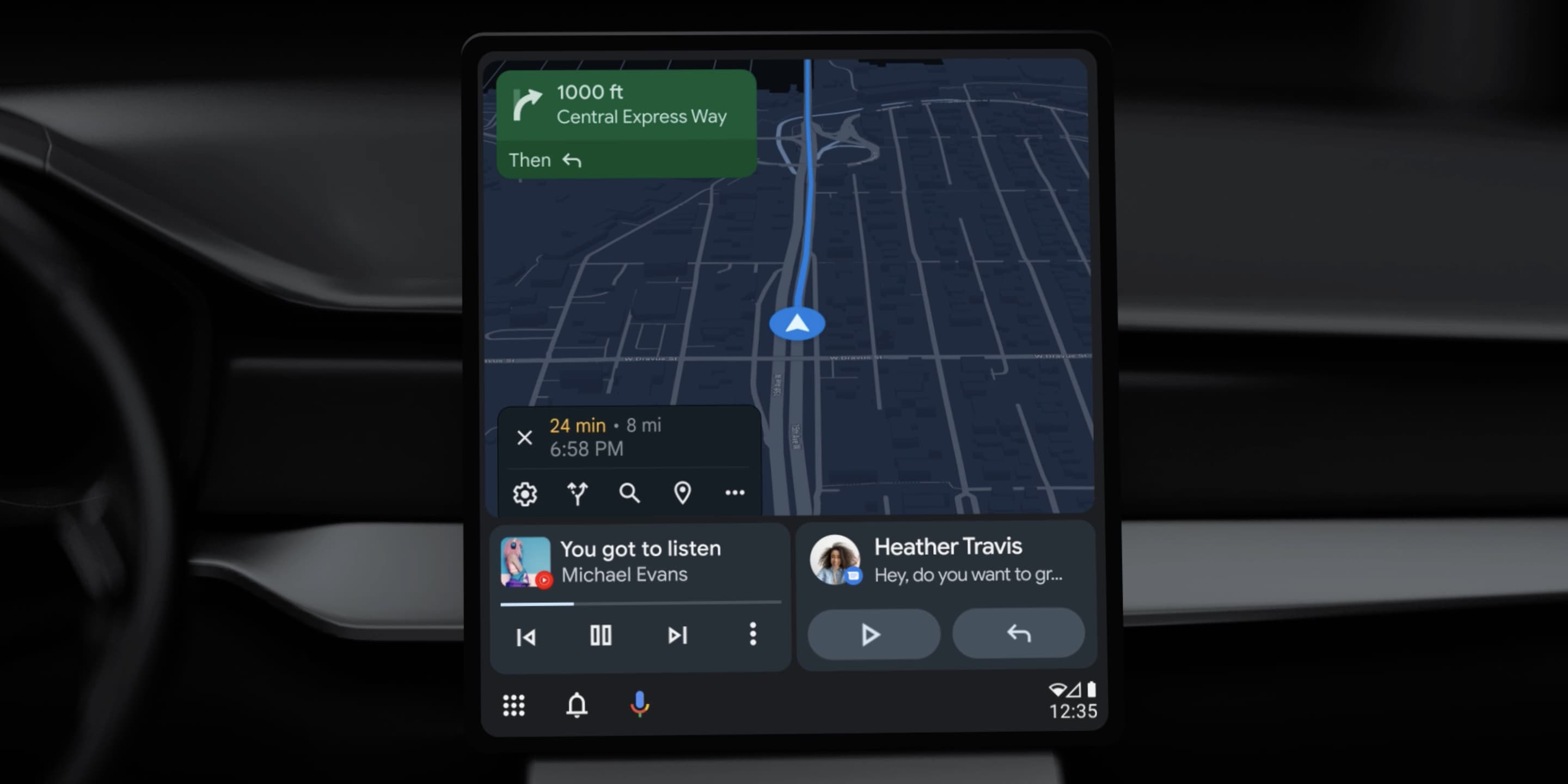 Android Auto redesign