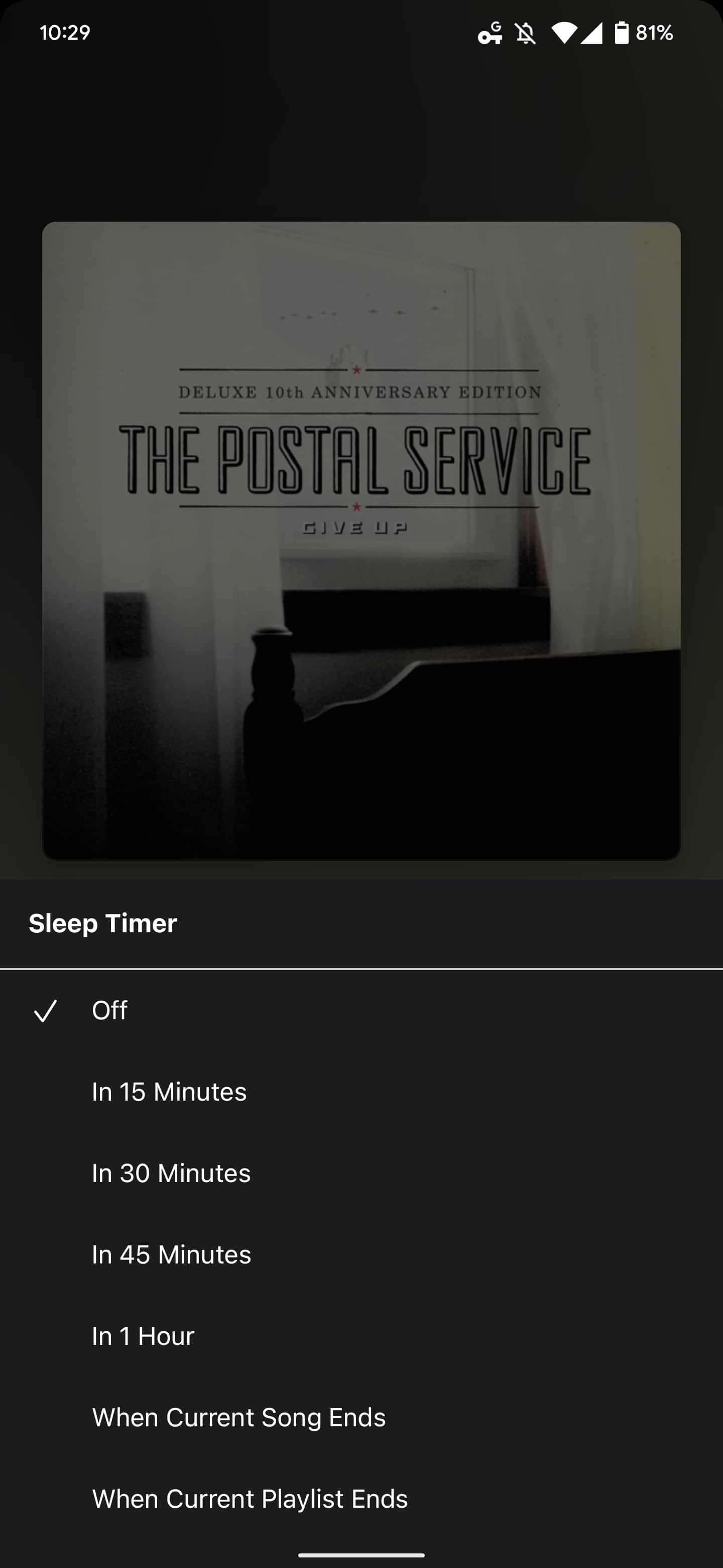 Apple Music Sleep Timer