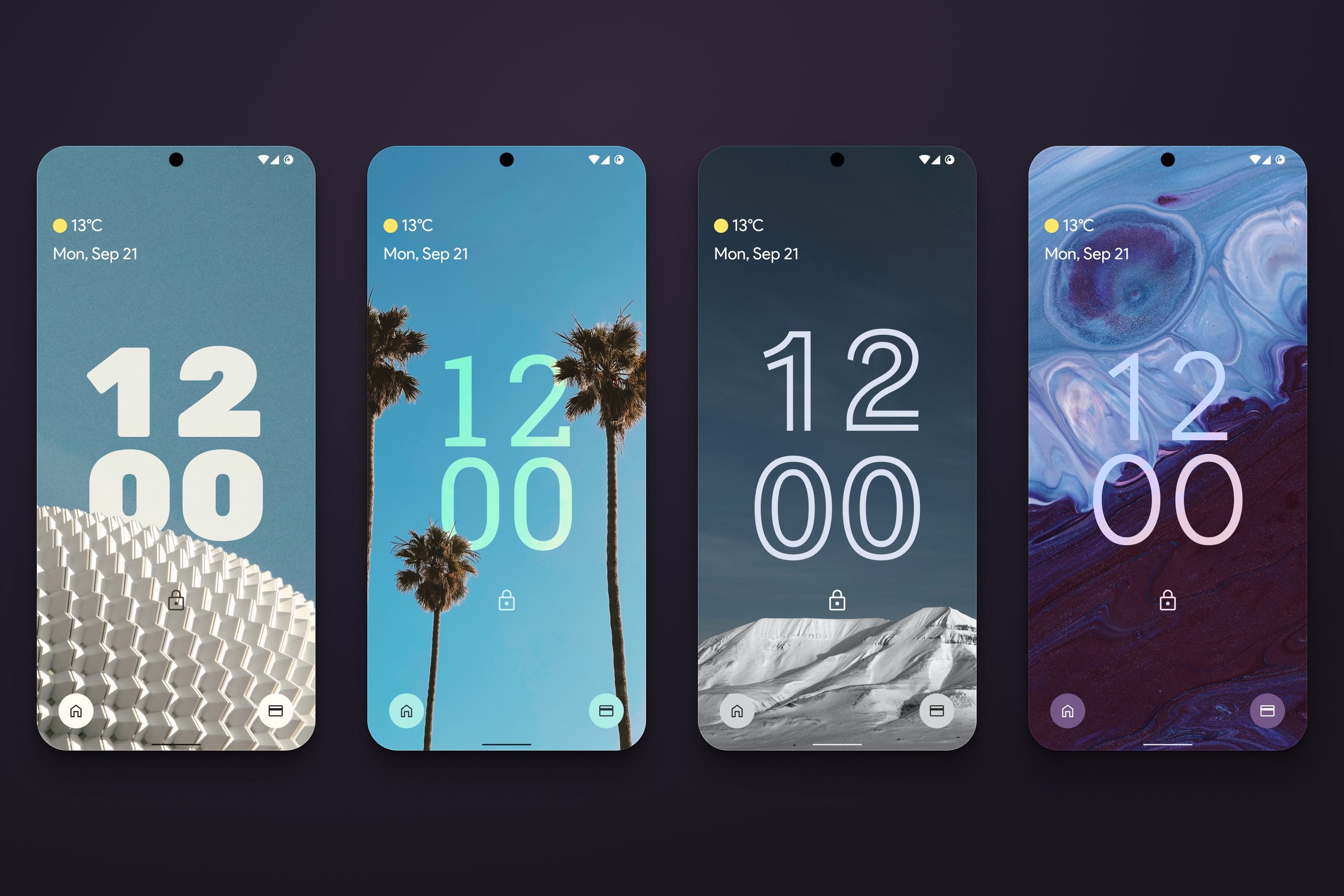 iOS 16 Android lockscreen