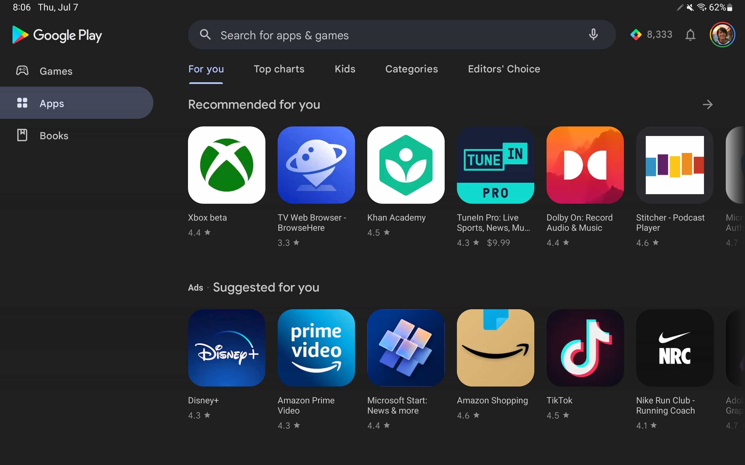 Play Store Material You