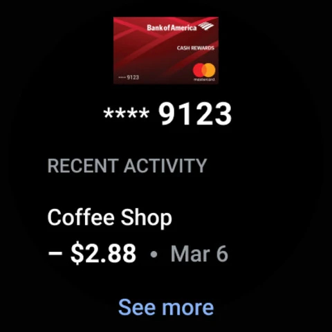 Google Wallet Wear OS