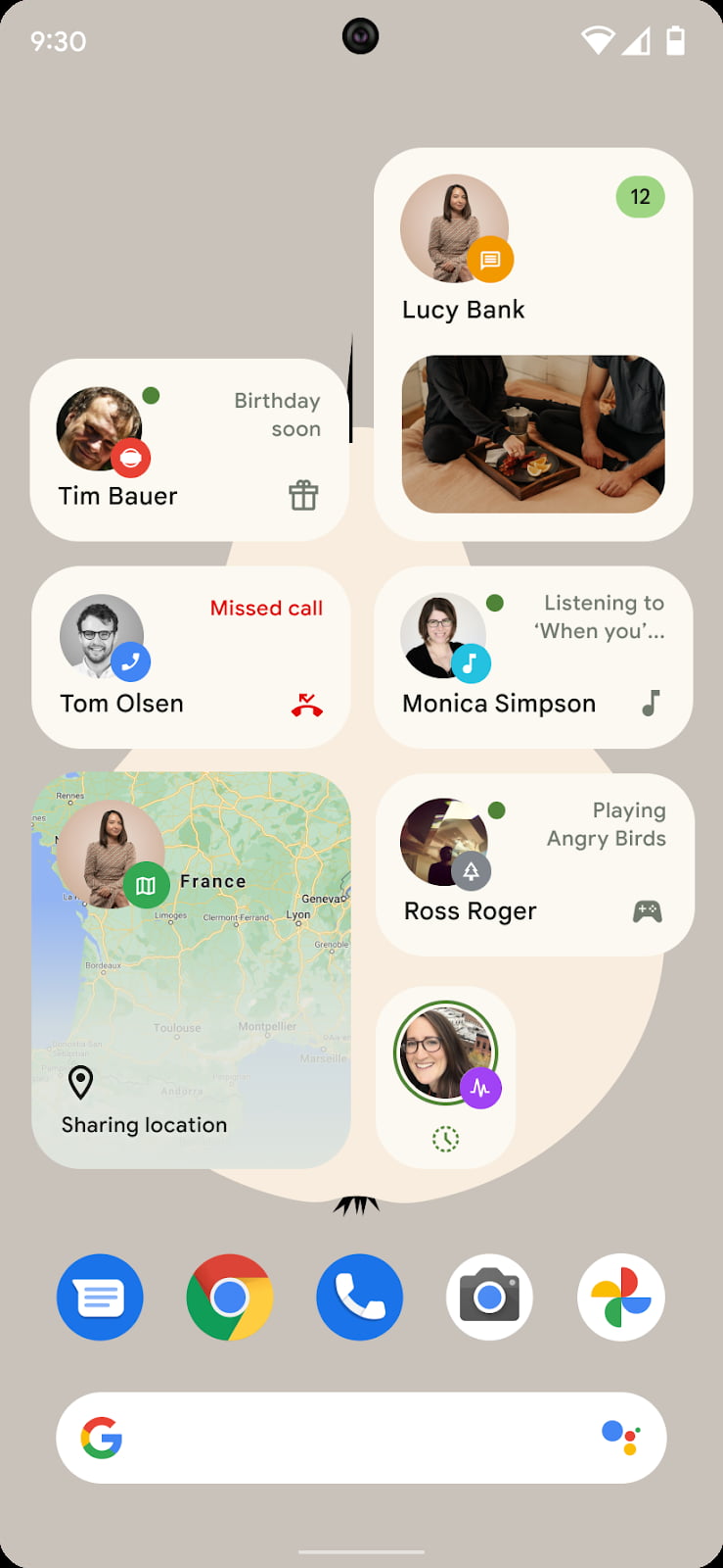 Android Conversations Widget