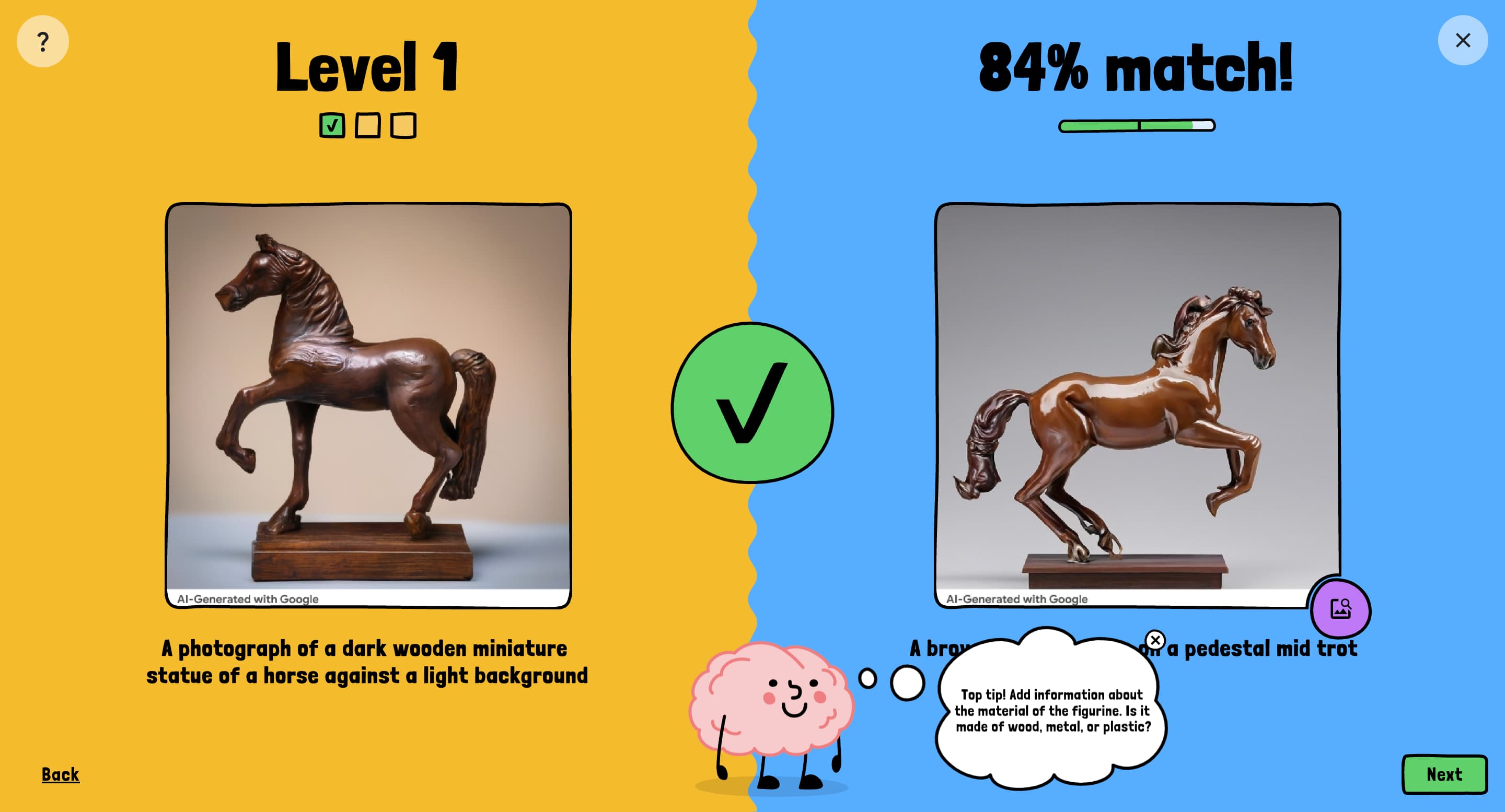 Google write image prompts