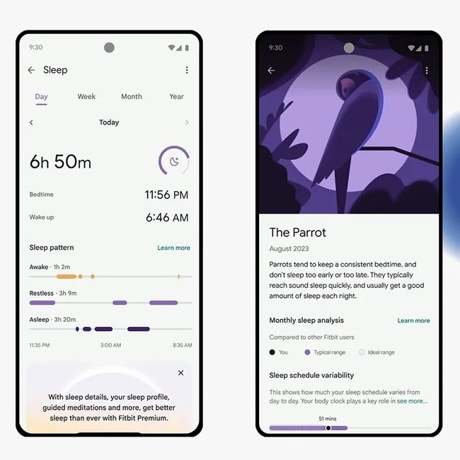 Fitbit sleep redesign