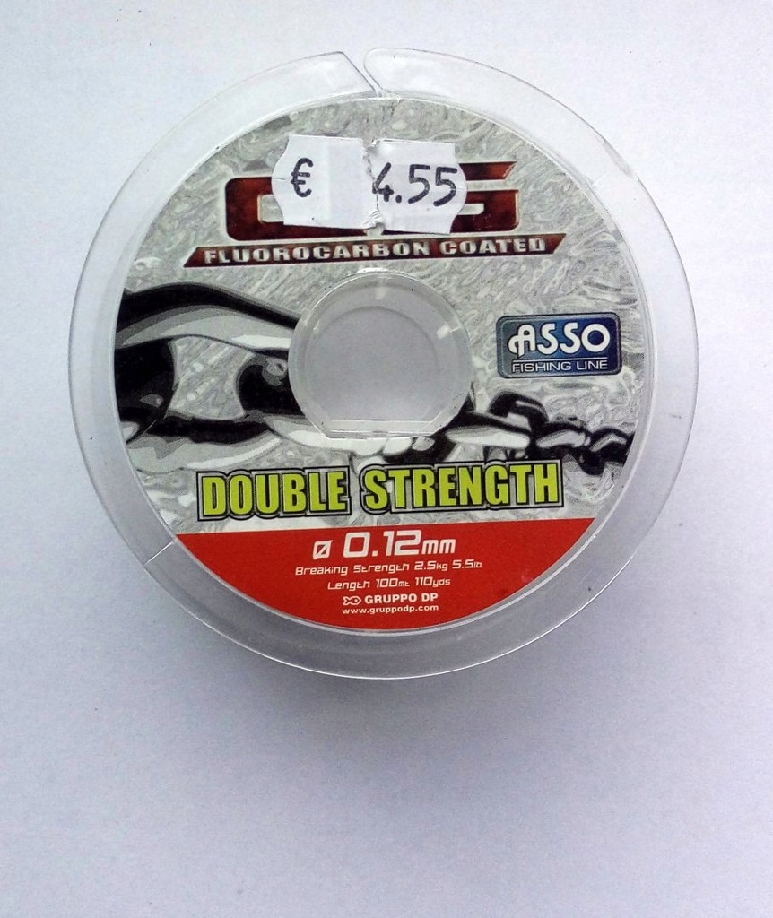 Asso Double Strength 0.12mm 2.50kg 100m - 7497718770 - oficjalne archiwum  Allegro