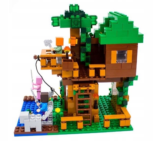 Pomimo że chodzi o domek na drzewie, teraz stolarz samouk najprawdopodobniej będzie miał kłopoty. LEPIN DOMEK NA DRZEWIE, KARTA LEGO MINECRAFT Z PL ...