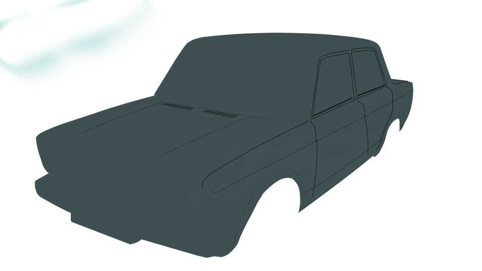 как нарисовать жигули