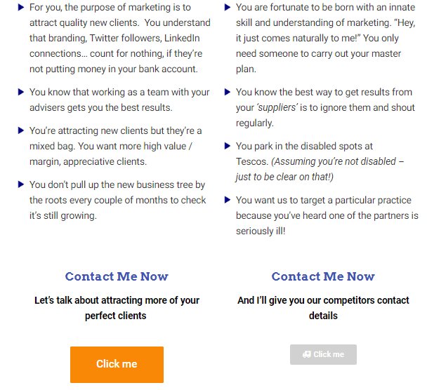 accountants marketing About us page