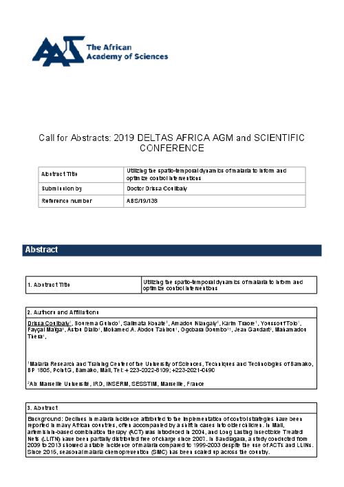 Tapresearch announces new player insights solution, empowering mobile. Utilizing The Spatio Temporal Dynamics Of Malaria Documents Aas Open Research