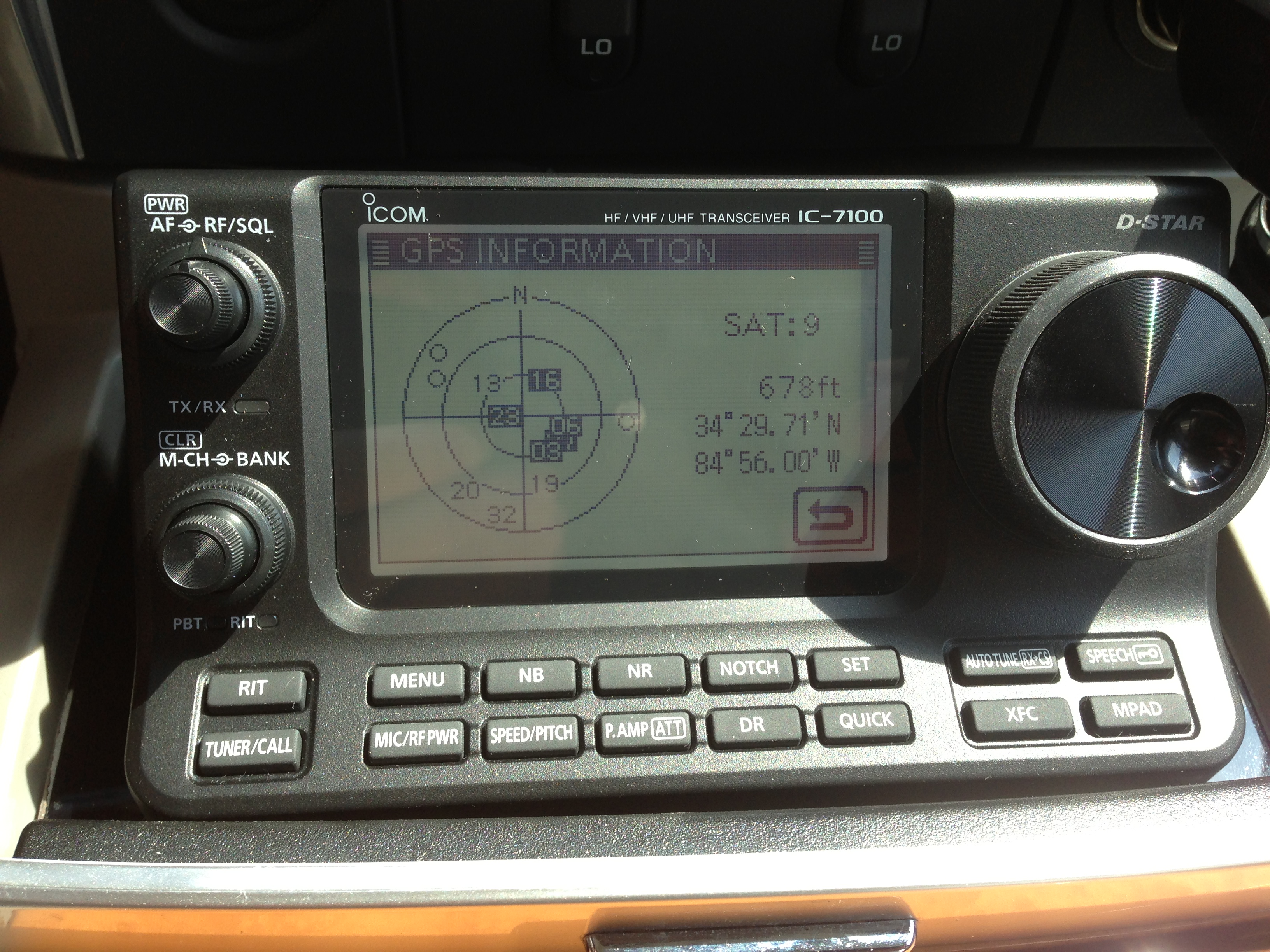 Mobile Installation of the Icom IC-7100 | AB4BJ