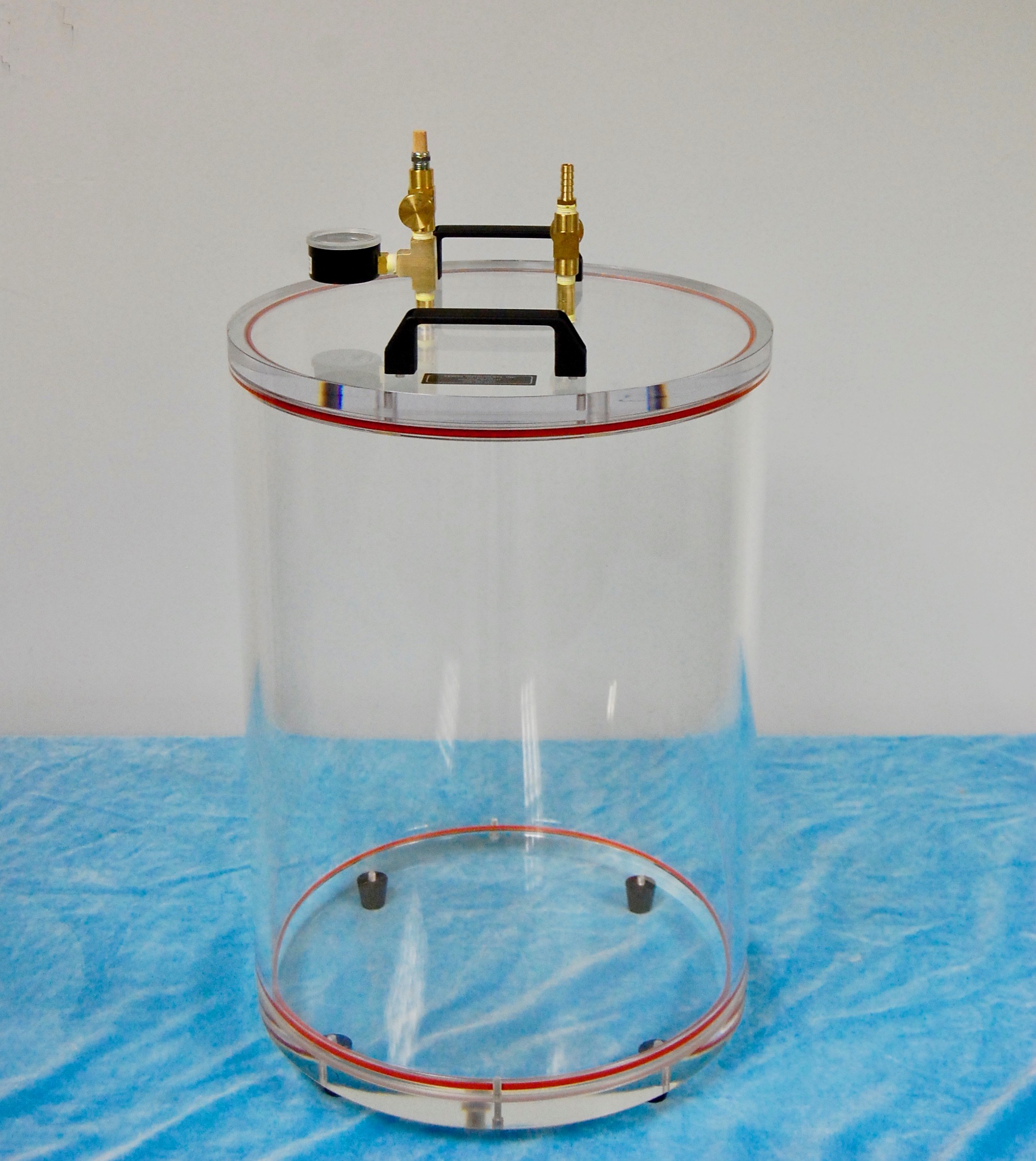 With connections to suppliers, warranty entitlement. Acrylic Round Vacuum Chamber - Abbess Instruments - Vacuum
