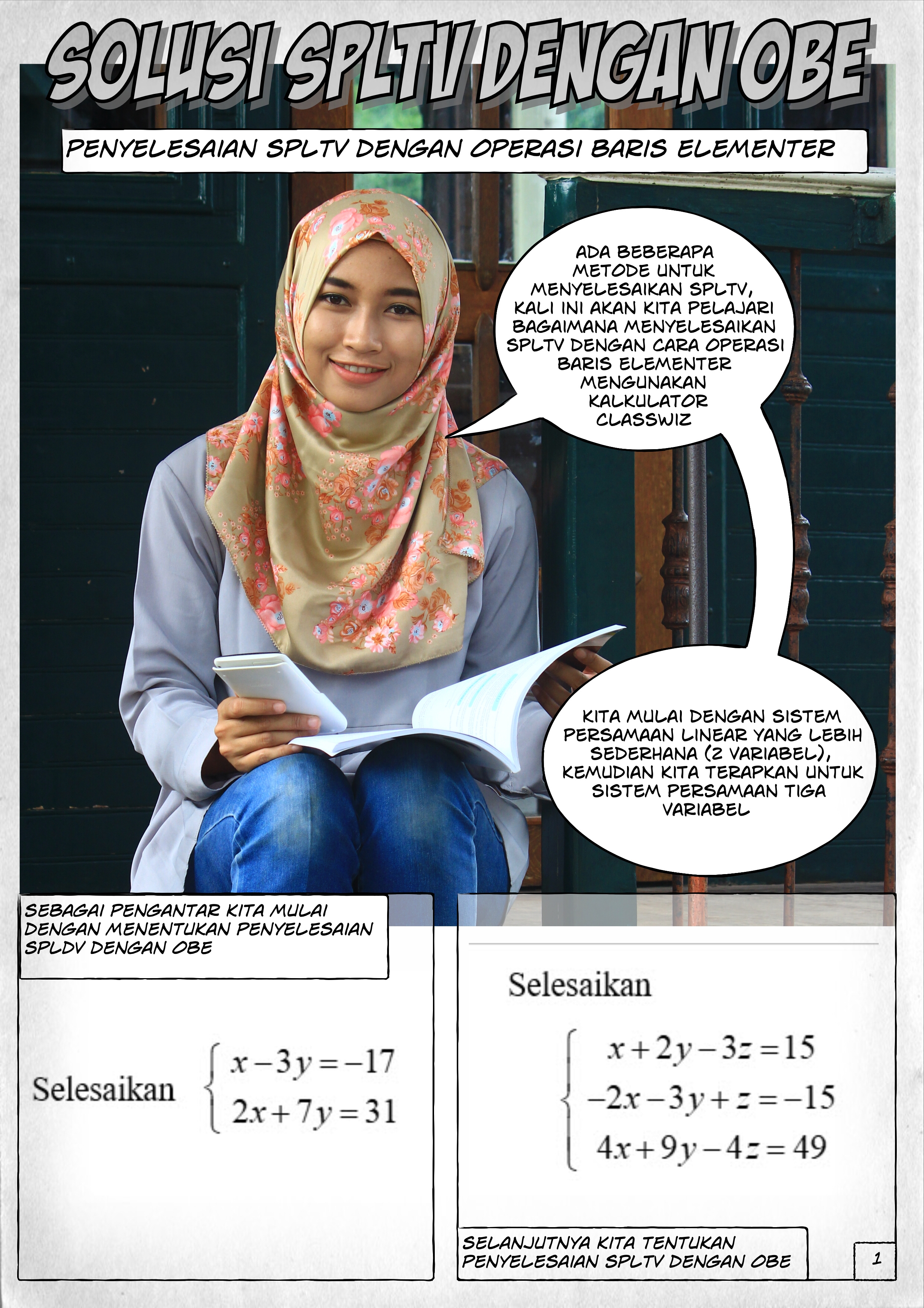 Sistem persamaan linear satu variabel adalah yang paling sederhana dari semua persamaan linier. Sistem Persamaan Linear Tiga Variabel Dengan Casio Classwiz Fx 991 Ex Abdul Karim