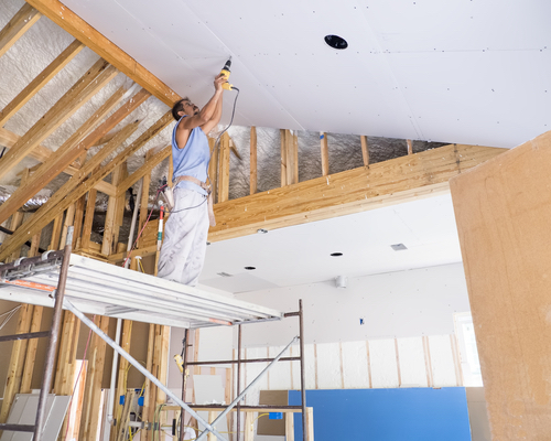 Video playback not supported insulating the space between the joists in a basement or crawlspace can help reduce your energy bills. Sheetrock Ceilings | Repair & Installation | Drywall Repair