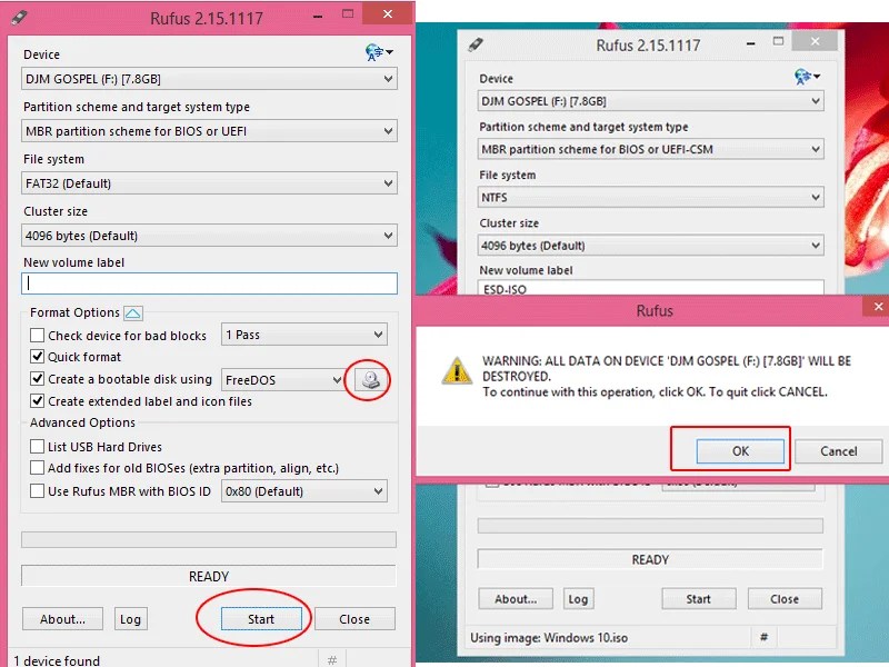 How to create bootable USB flash drive using CMD or third