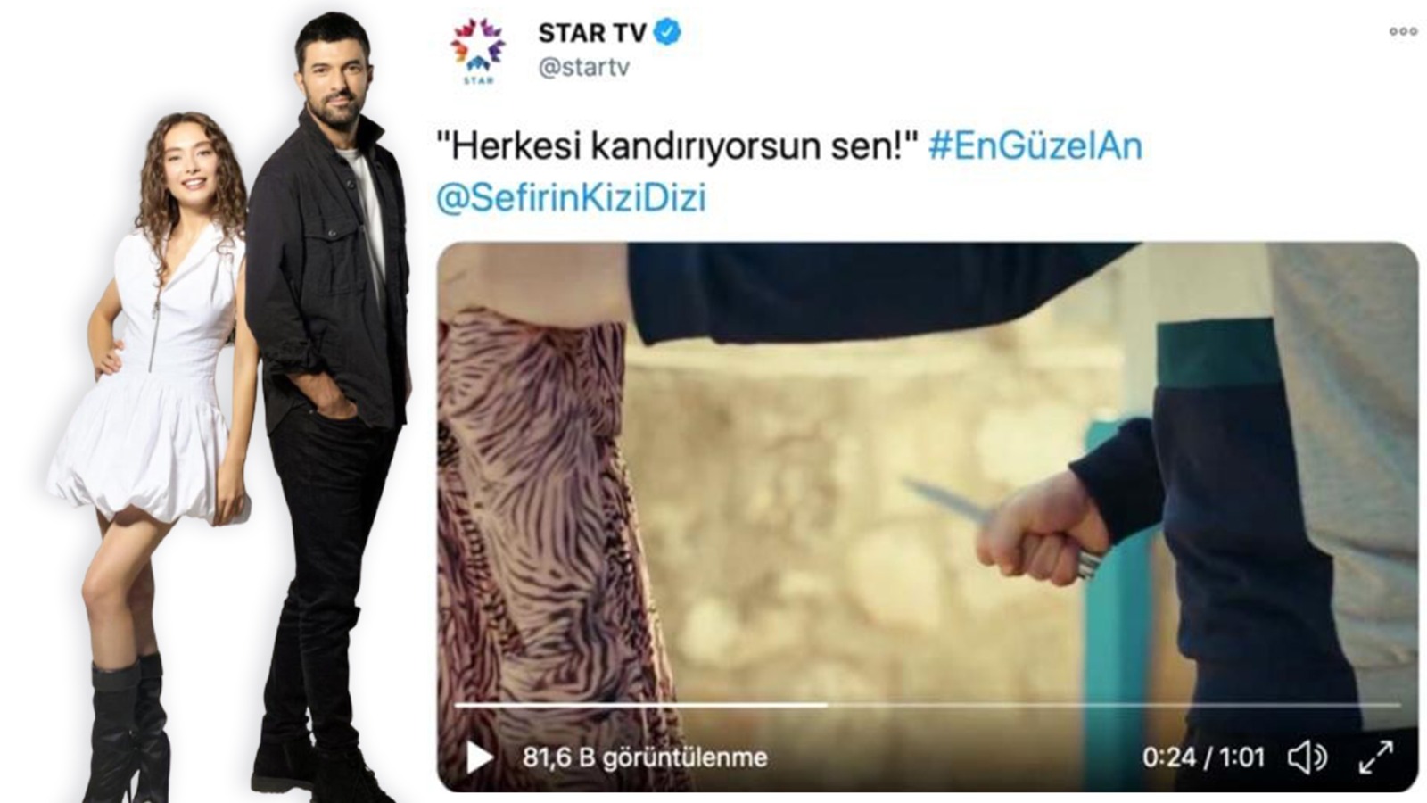 Sefirin Kızı dizisinde bir; ”kadına şiddet olumlaması”… Tepkiler coştu Paylaşım silindi!