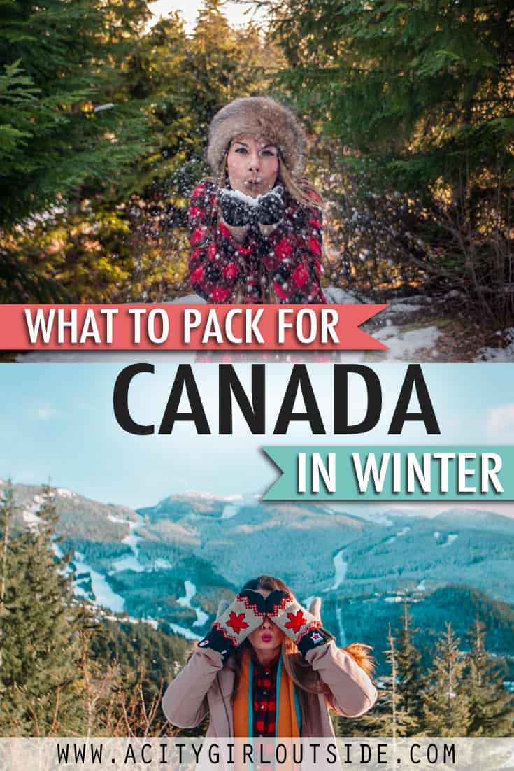 What to wear in Canada in winter