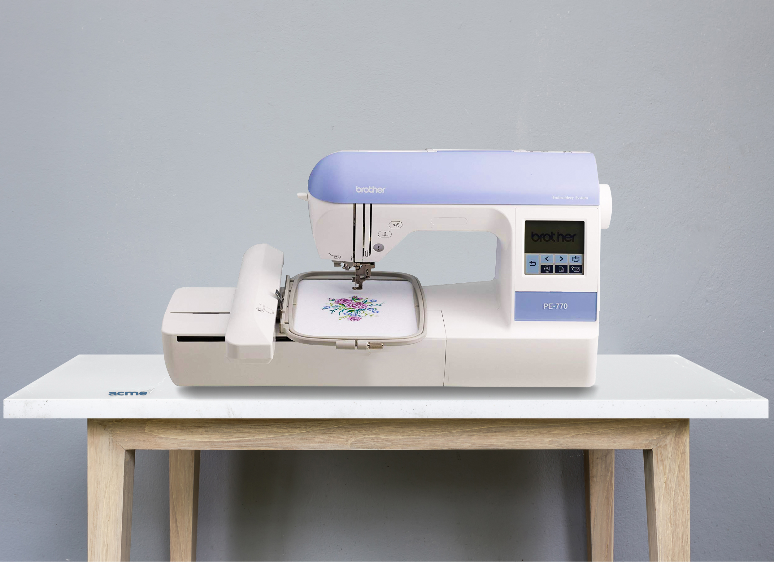 With brother embroidery software and lettering software, you can take your creations to the next level! Brother Pe770 Computerized Embroidery Machine For Sale