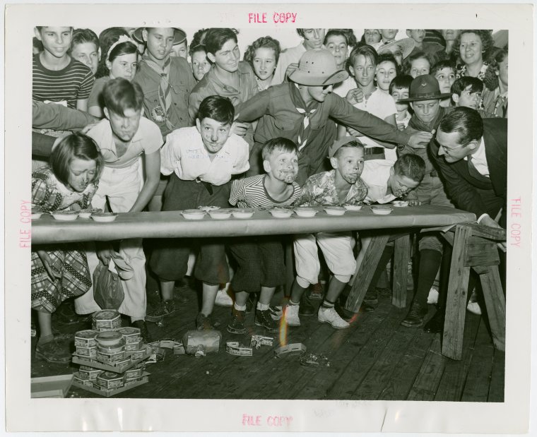 The Great American Pie Eating Contest. A Continuous Lean.