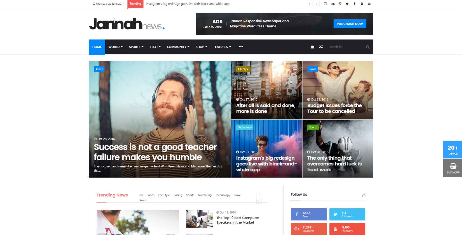 Jannah is a beautiful, powerful flexible wordpress theme for news, magazine and blog websites. Top 15 Best Wordpress Magazine Themes Actualthemes