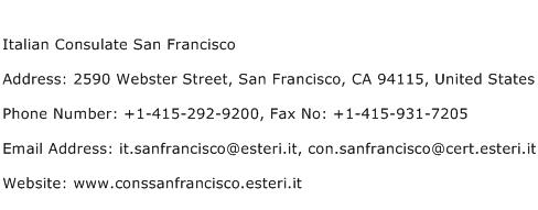 Here are our favorite tips. Italian Consulate San Francisco Address, Contact Number of