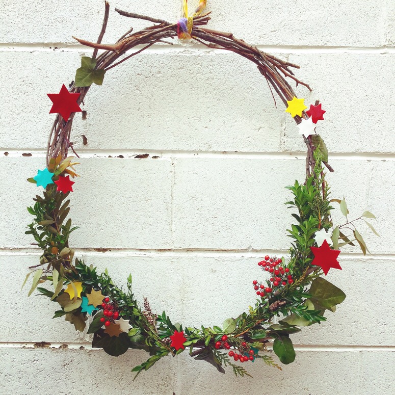 Real Christmas wreath