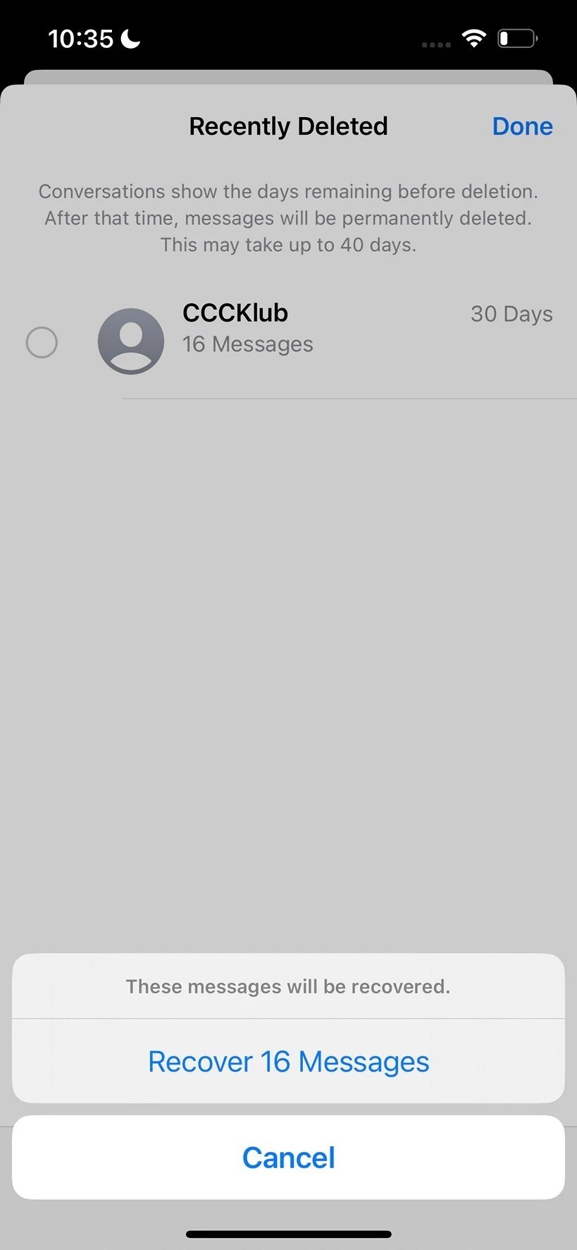 How to find recently deleted messages in iOS 16 recently deleted messages in iOS 16