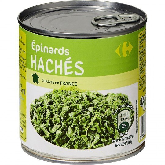 Epinards Haches Carrefour 395g Adjovan Com