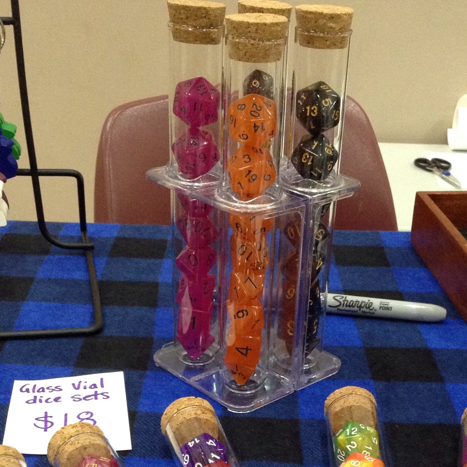 Test Tube Dice Adventure Dice