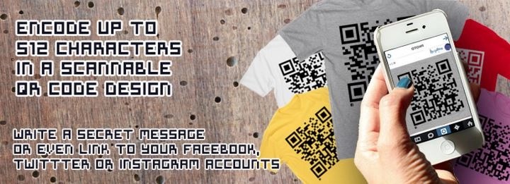 This QR tee is scandalous (you'll want one) fashion, tech,