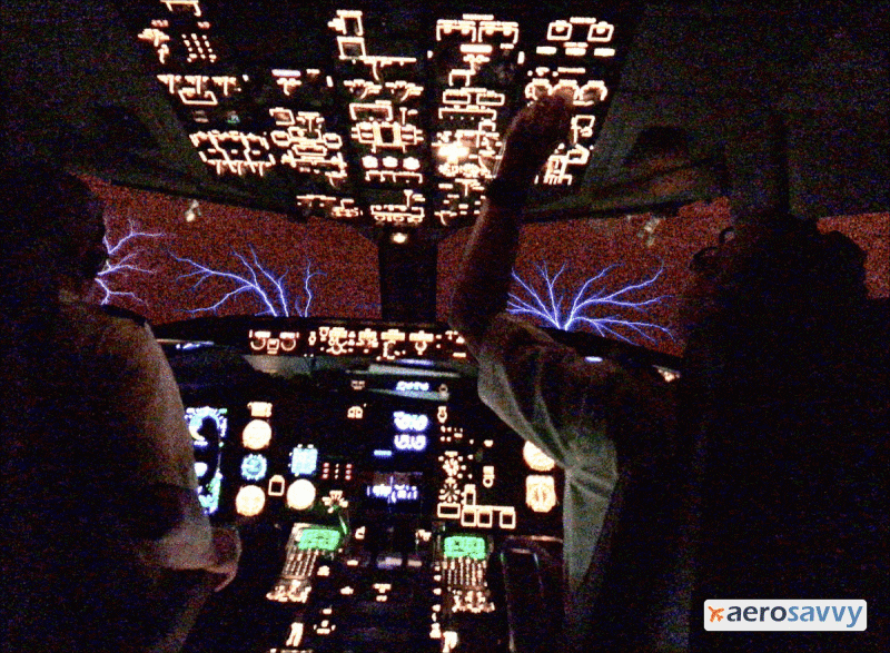 Static Discharge Windshield Light Show AeroSavvy