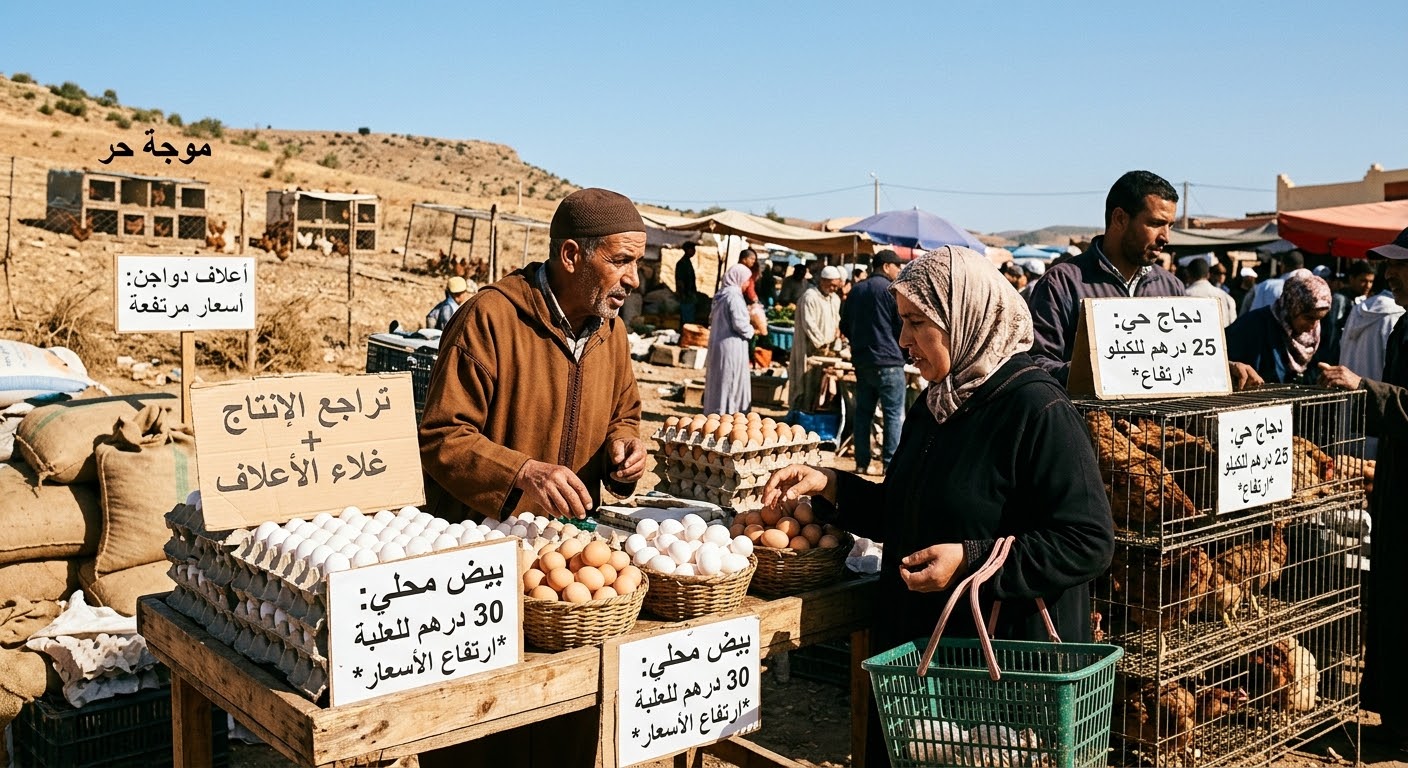 ارتفاع أسعار الدجاج والبيض بالمغرب.. هذه أبرز الأسباب