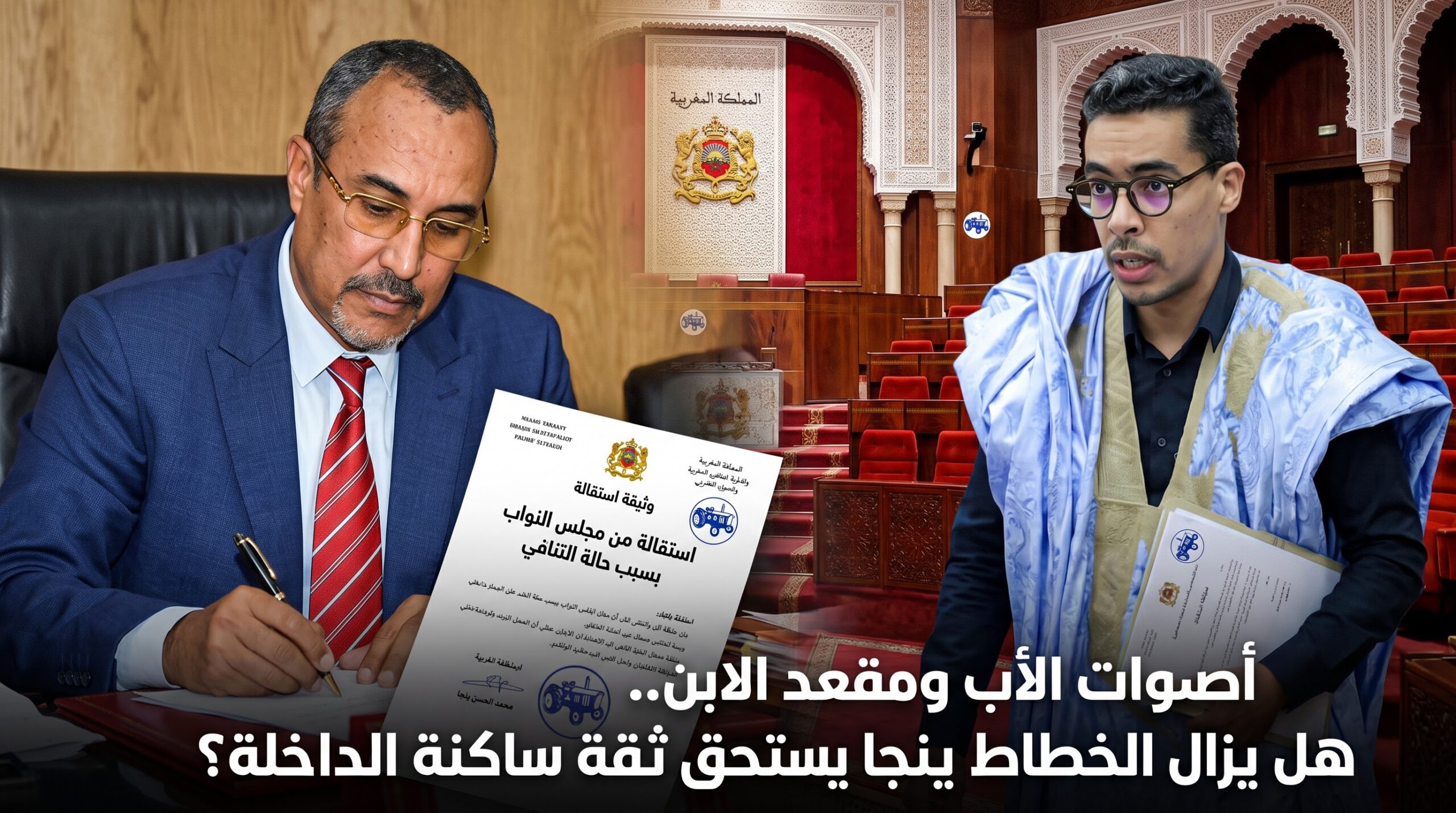 رسالة إلى ساكنة الداخلة: بعد استقالة الأب وتوريث المقعد للابن.. هل لا يزال الخطاط ينجا يستحق ثقتكم؟