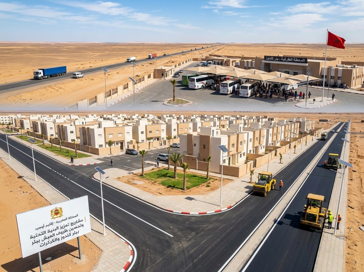 بئر كندوز والكركرات على موعد مع 3 مشاريع جديدة لتعزيز البنية التحتية وتحسين ظروف العيش