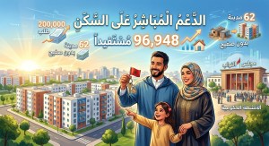 بالأرقام.. نحو 97 ألف مستفيد من دعم السكن وإعلان 62 “مدينة بدون صفيح”