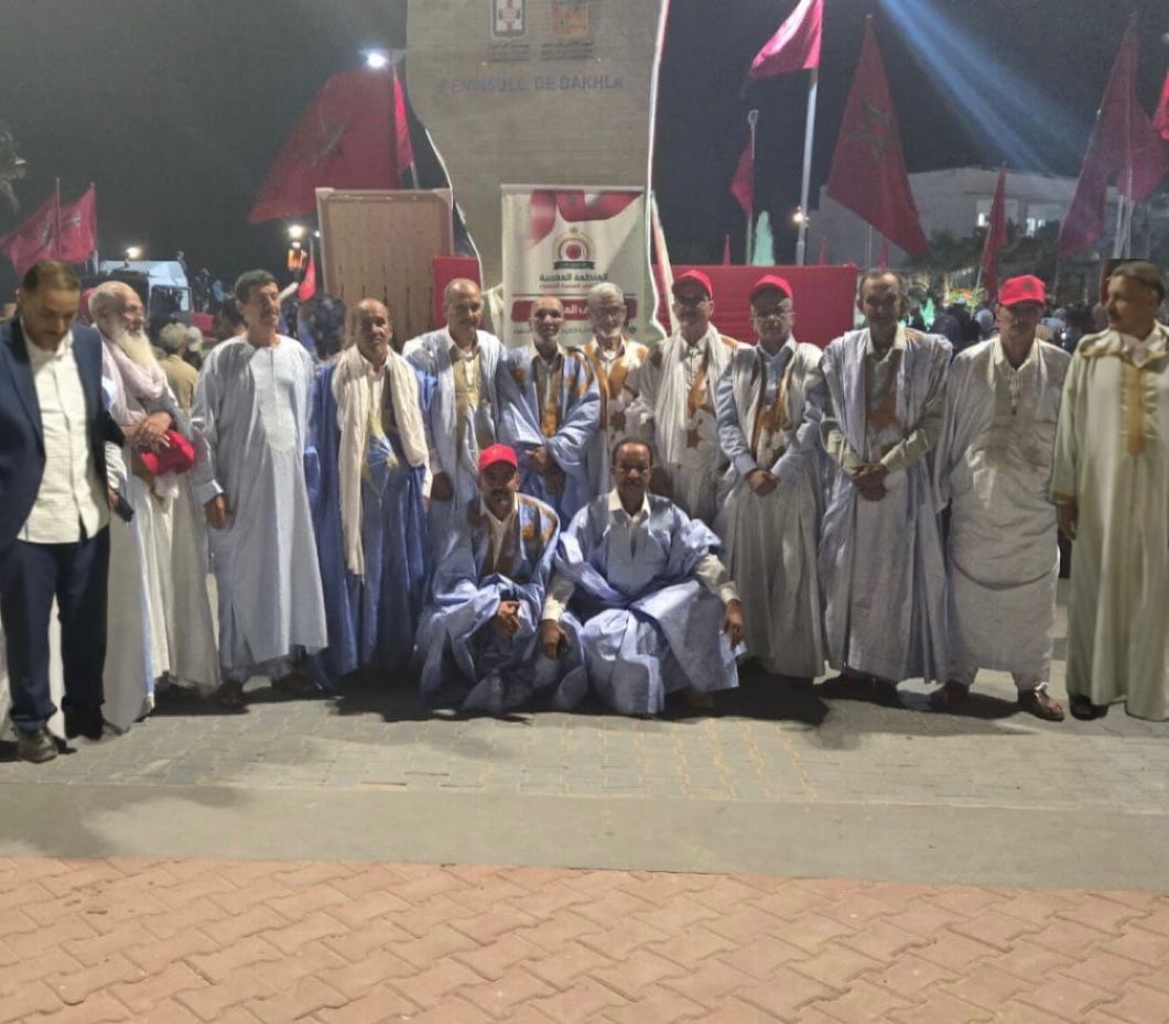شيوخ قبائل جهة الداخلة &ndash; وادي الذهب يرفعون برقية ولاء وإخلاص إلى جلالة الملك بمناسبة عيد العرش المجيد