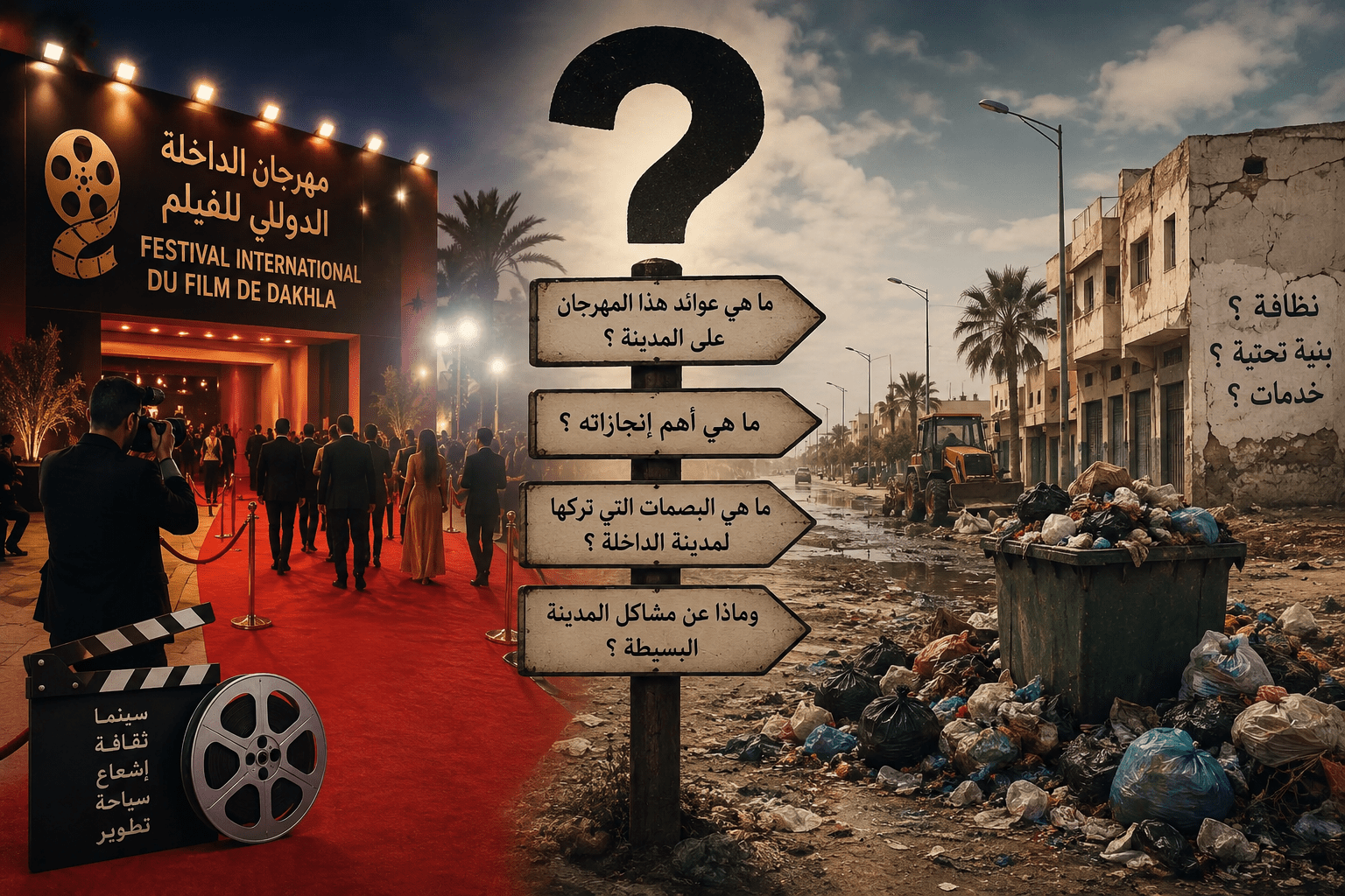 بعد إسدال الستار على مهرجان الداخلة الدولي للفيلم.. ماذا جنت المدينة؟